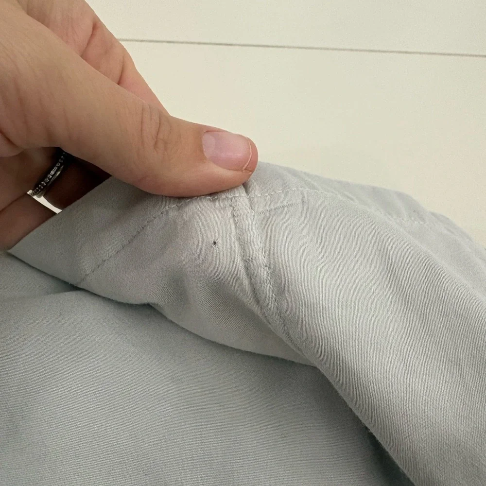 RH Light Gray Full 600 Thread Count Sateen Full Flat Sheet